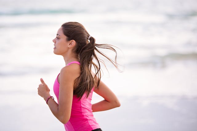 Person enjoying active lifestyle without glasses after LASIK